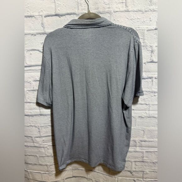 Vineyard Vines Blue and White Edgartown Polo Shirt Classic Knit, Size Large #310 - Picture 4 of 5